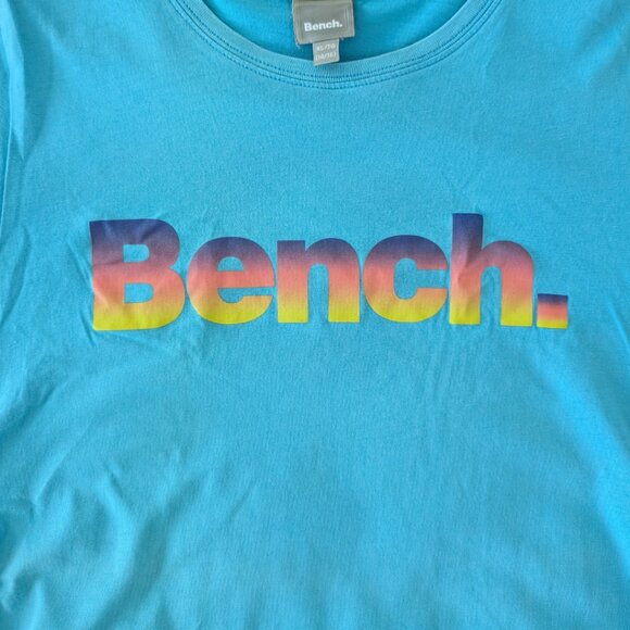 BENCH Blue Scrunched Girl's T-Shirt XL (14-16) - Picture 5 of 7